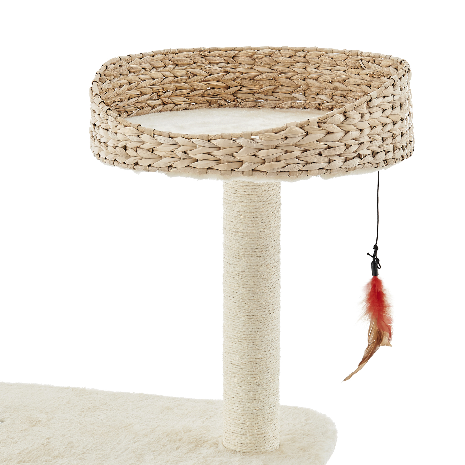 Buy Zoomies 4Tier Wicker Cat House & Scratching Post 107cm at Mighty