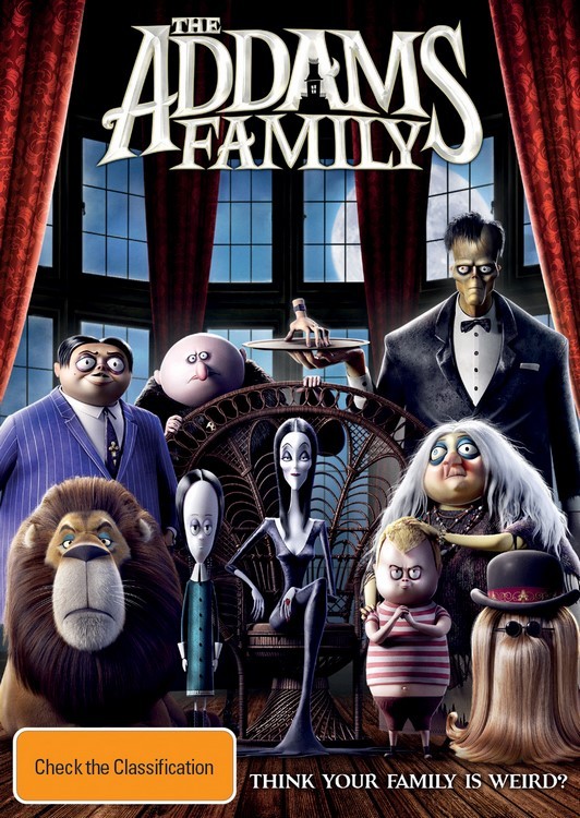 The Addams Family (2019) on DVD image