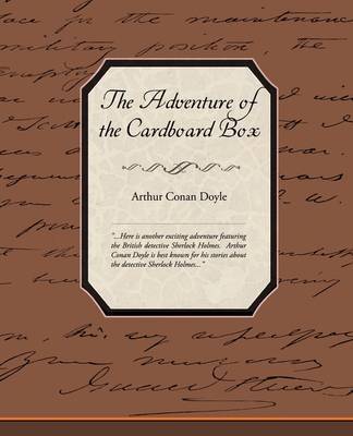 The Adventure of the Cardboard Box by Sir Arthur Conan Doyle, Sir image