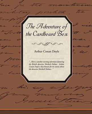 The Adventure of the Cardboard Box on Paperback by Sir Arthur Conan Doyle, Sir