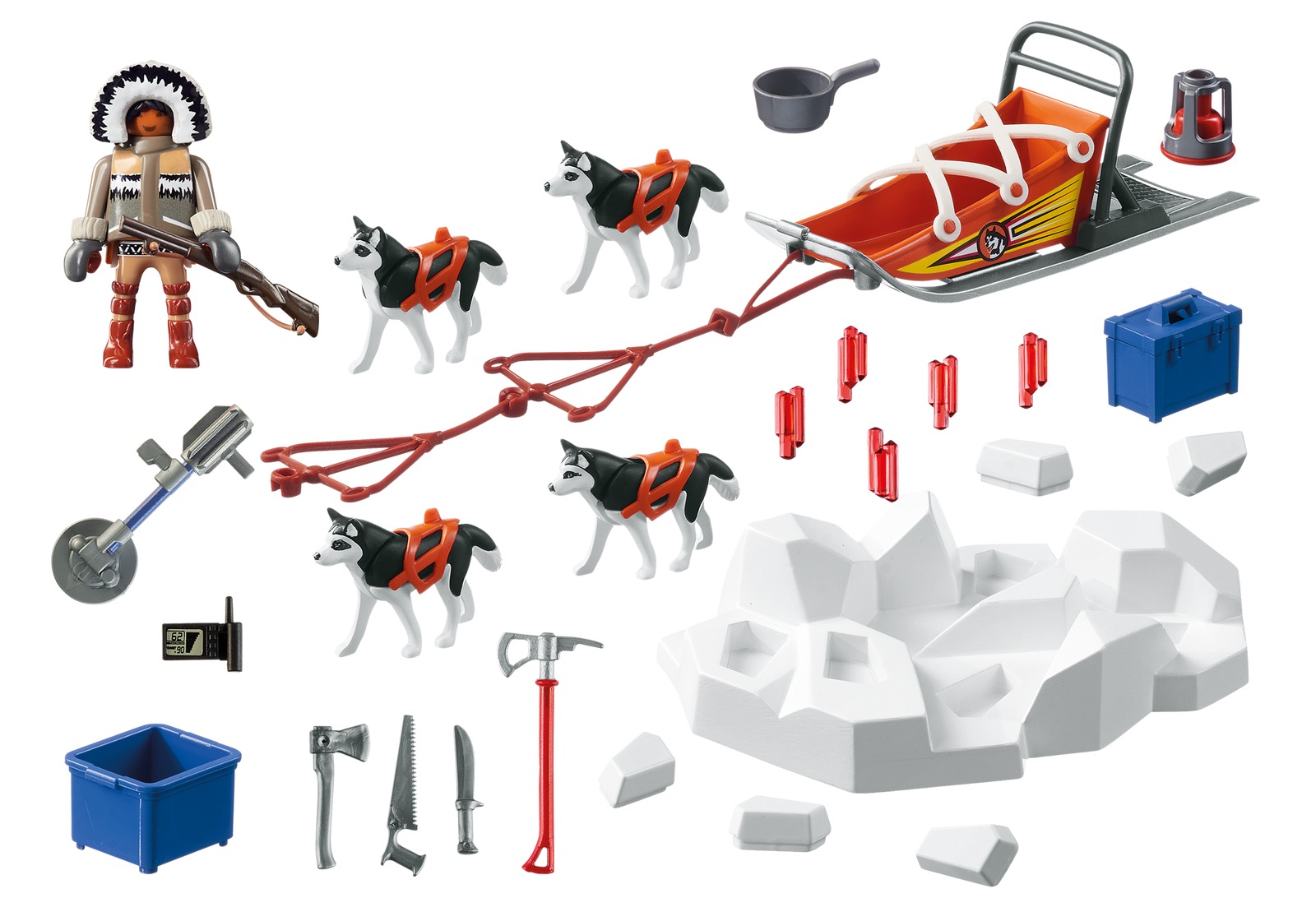 Playmobil: Action - Husky Drawn Sled (9057) image