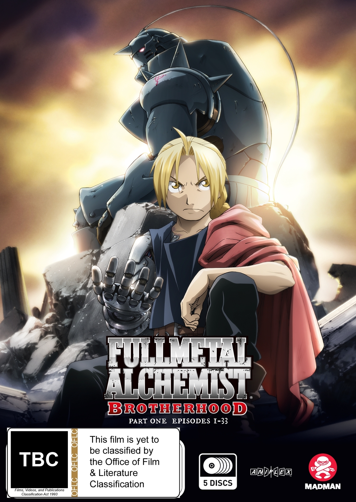 Fullmetal Alchemist: Brotherhood - Part 1 (Eps 1-33) on DVD image