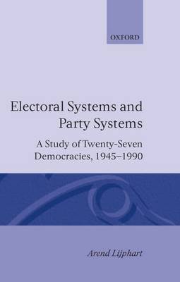 Electoral Systems and Party Systems by Arend Lijphart image