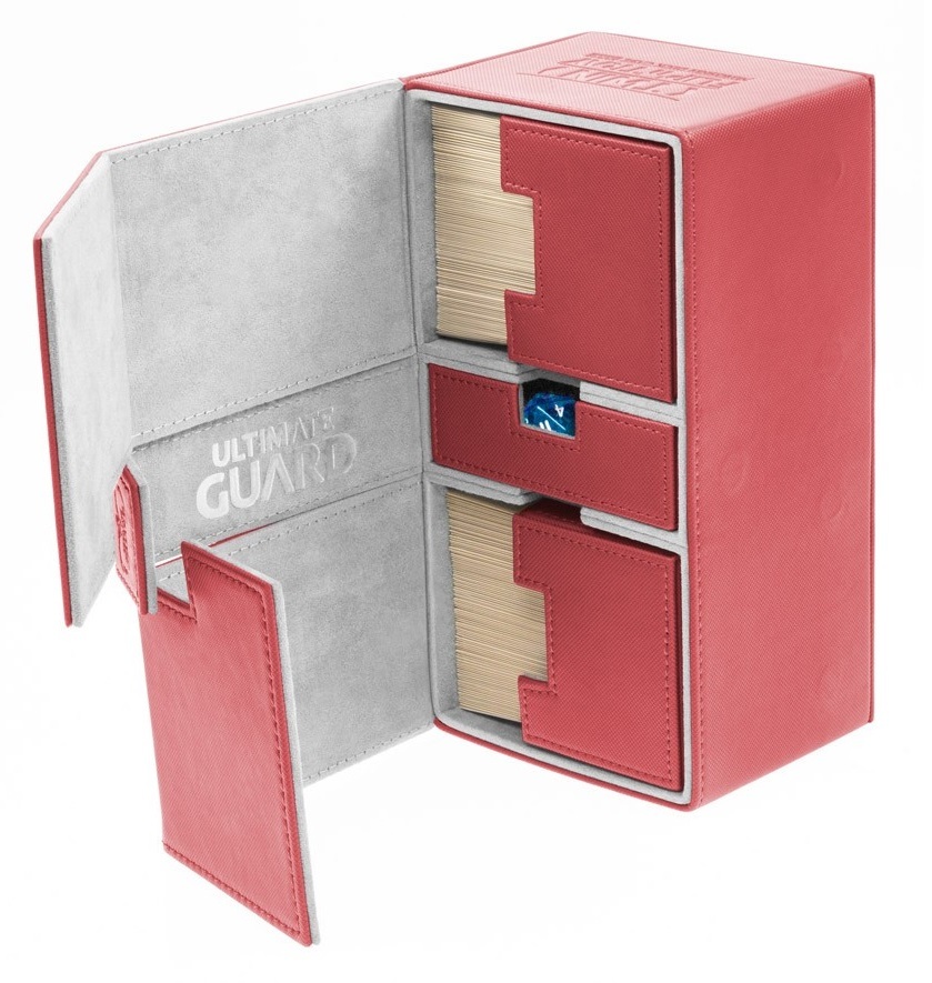 Ultimate Guard: 200+ XenoSkin Twin Flip'n'tray Deck Case (Red) image