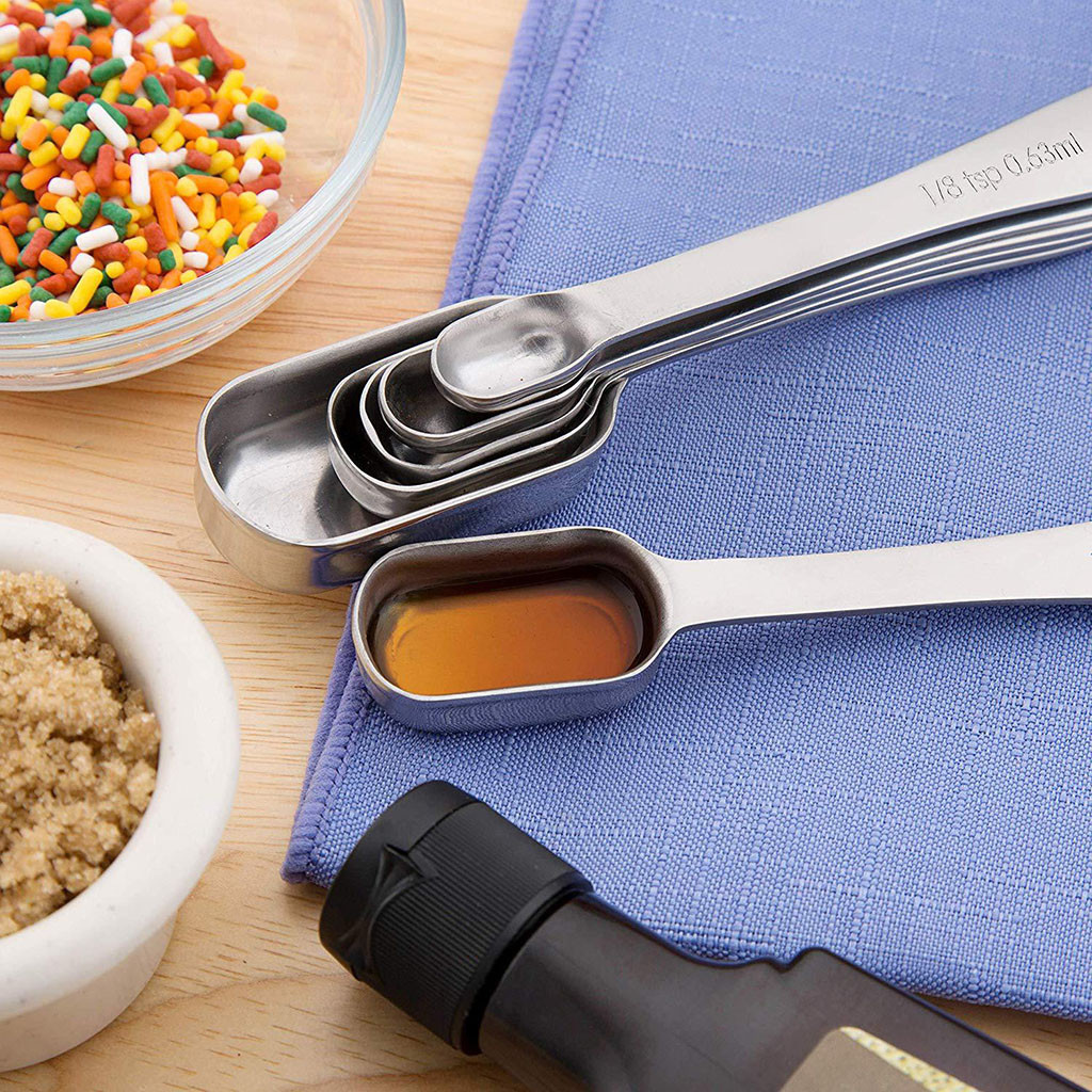 Stainless Steel Measuring Cups & Spoons image