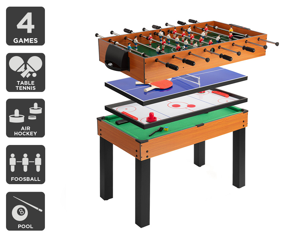 4in1 Game Table, Football, Table Tennis, Pool, Table Hockey Board
