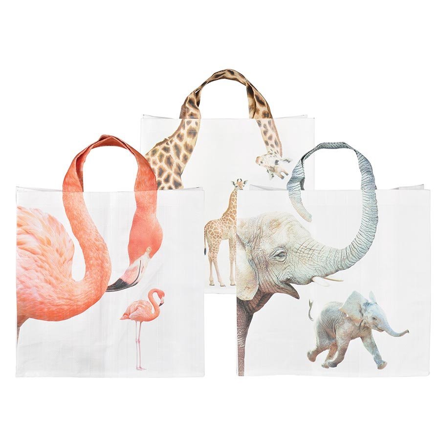 Animal Shopping Bag - Zoo - Assorted