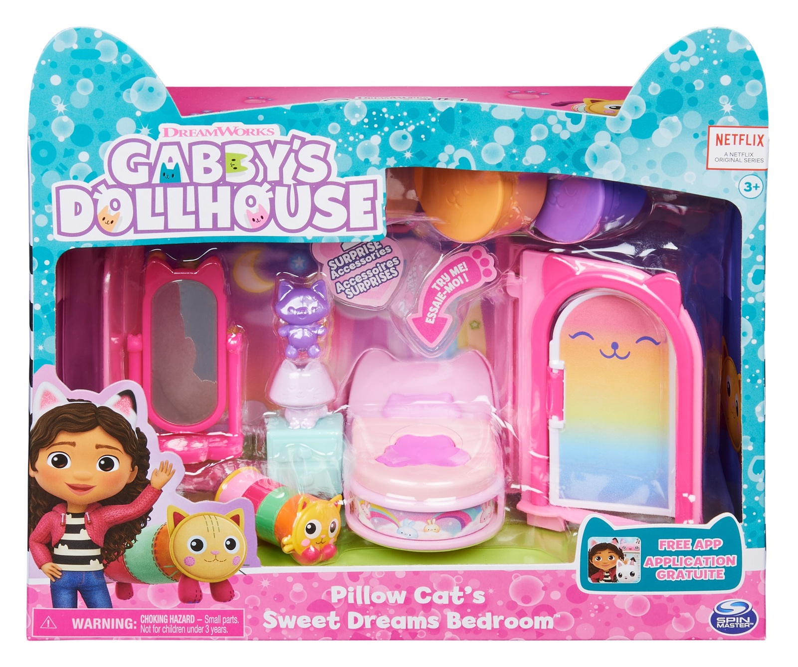Gabby's Dollhouse Deluxe Room Playset Bedroom Images at Mighty Ape NZ