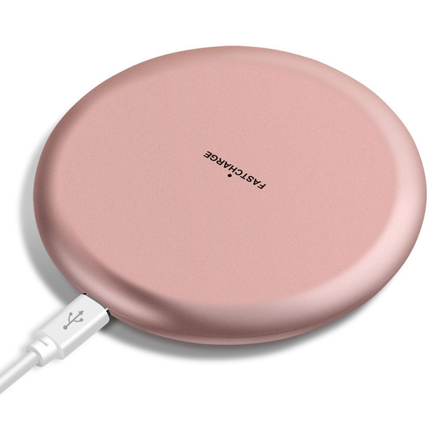 Ultra-thin wireless charger - Pink image