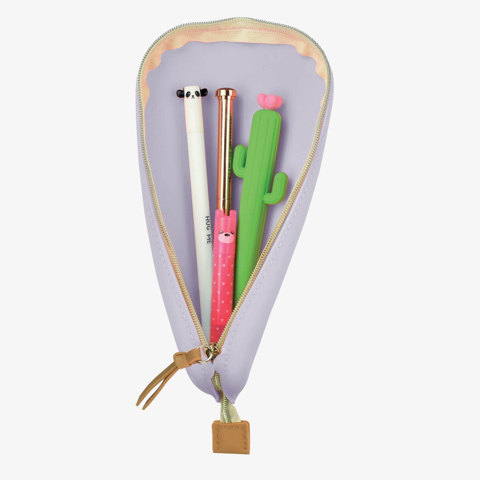 Buy Legami Cute! Soft Silicone Pencil Case Violet at Mighty Ape NZ