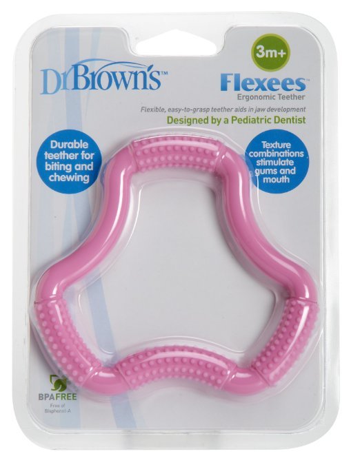 Dr Brown's Flexees A Shaped Teether (Red)