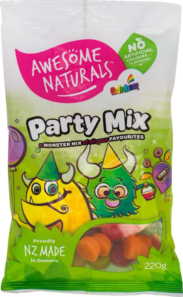 Awesome Naturals Party Mix (220g) at Mighty Ape NZ