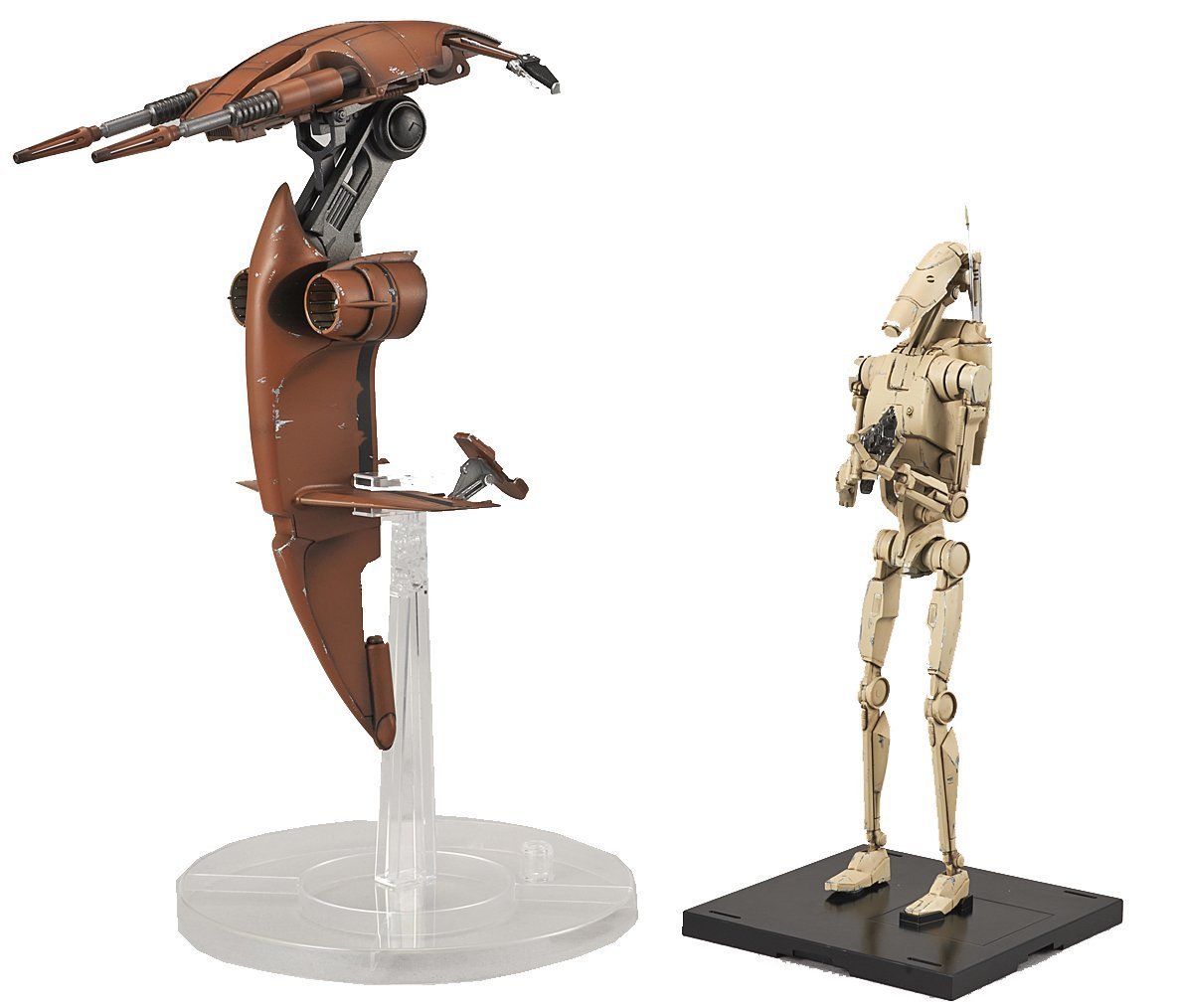 Star Wars 1/12 BATTLE DROID & STAP - Scale Model Kit image