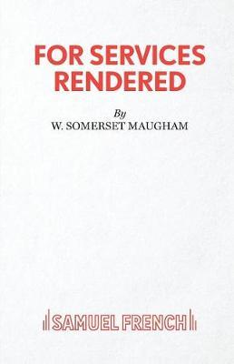 For Services Rendered by W.Somerset Maugham image