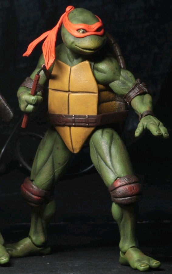 Teenage Mutant Ninja Turtles: Michelangelo (1990 Ver.) - 7" Action Figure image