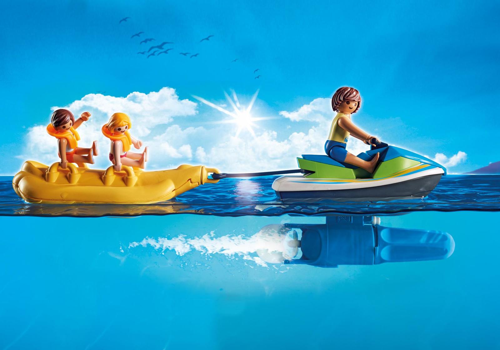 Playmobil: Family Fun - Watercraft with Banana Boat image