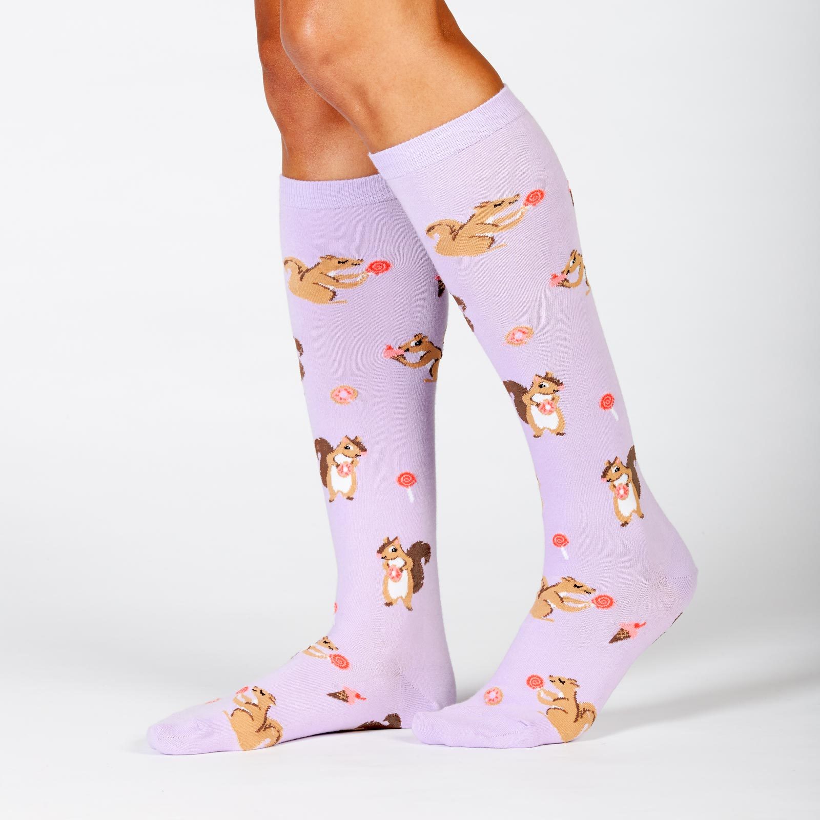 Women's - Squirreling Around Knee High Socks