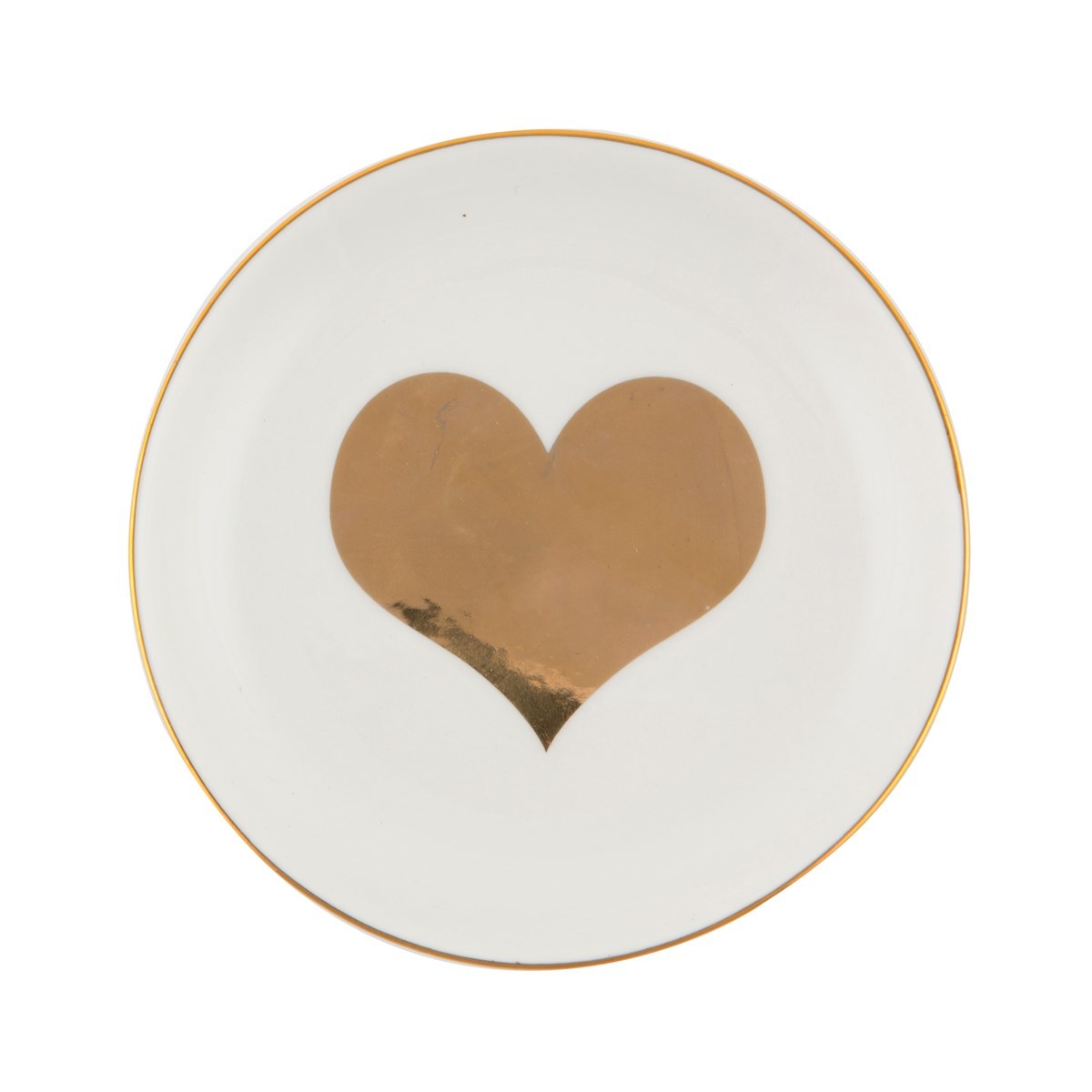 Gold Heart Trinket Dish