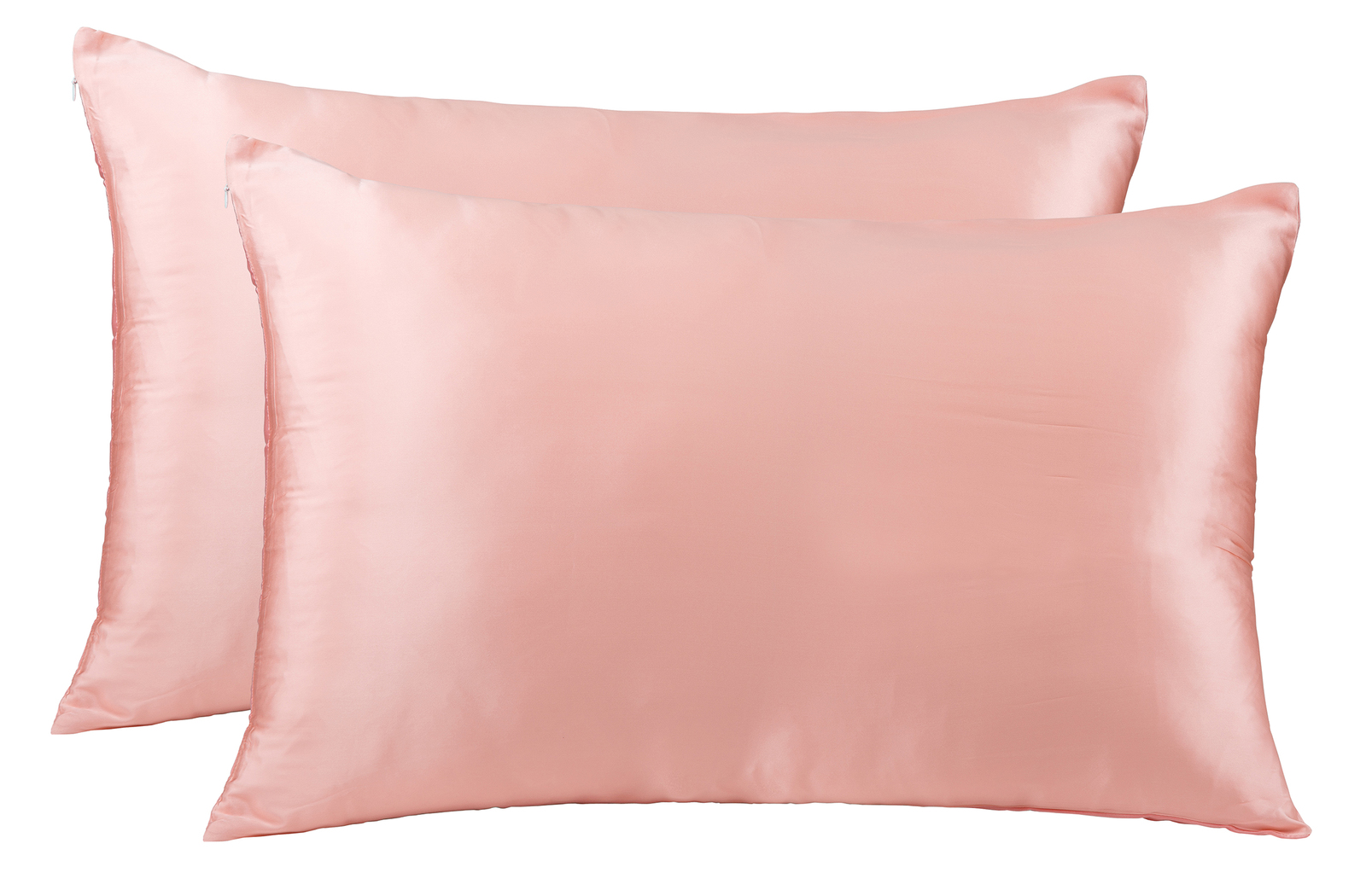 Royal Comfort Mulberry Silk Pillow Case Twin Pack (Blush) image
