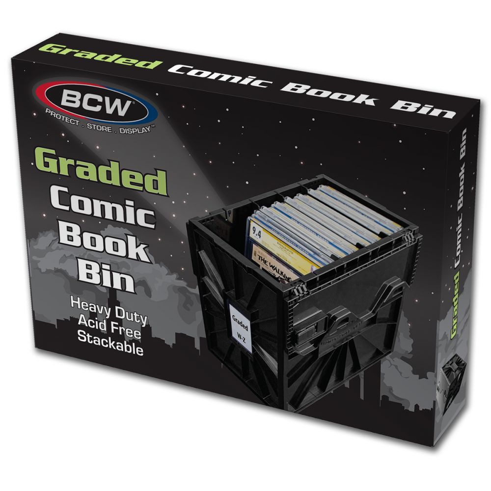 BCW: Comic Book Bin - Graded (Black)