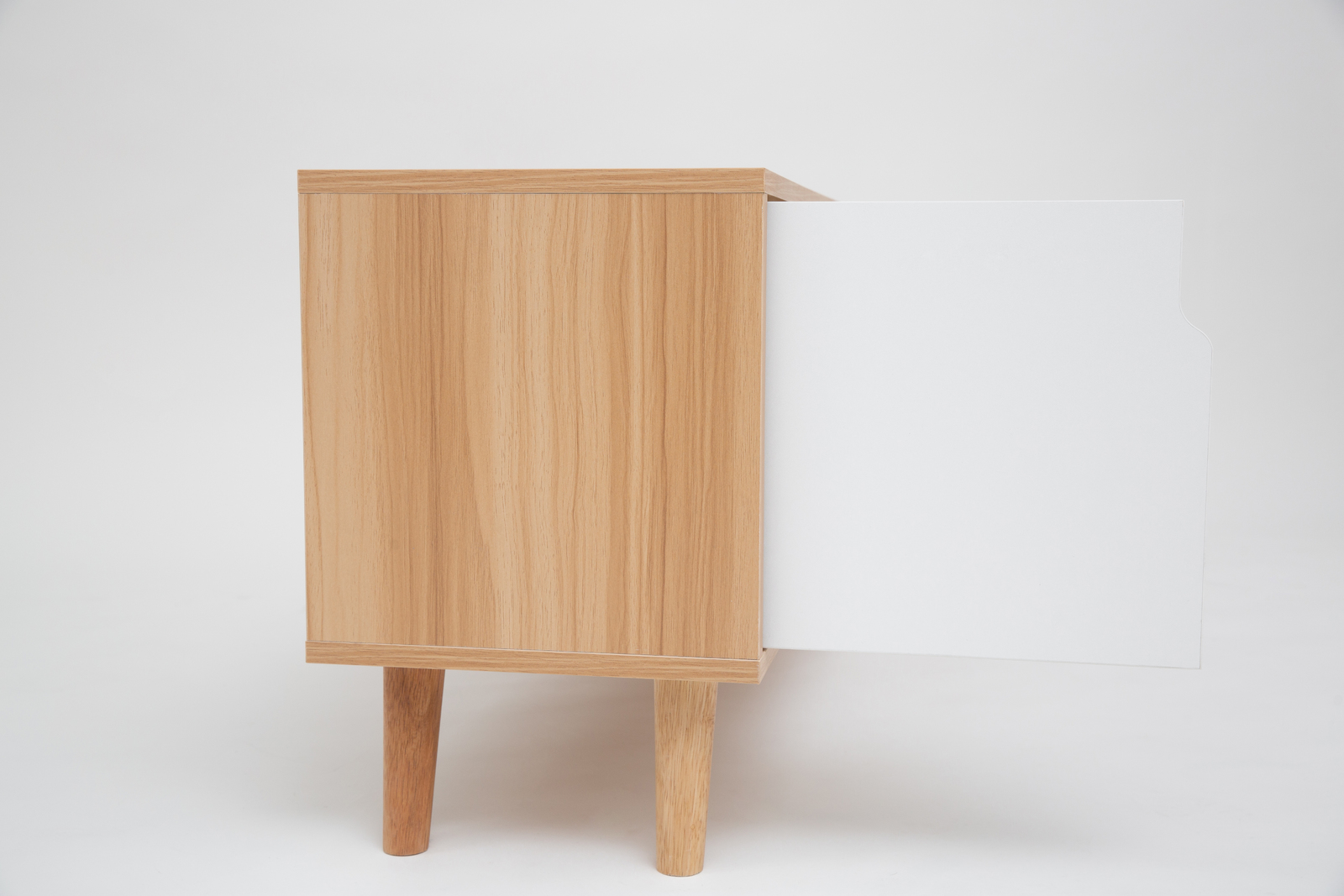 Nox Entertainment Unit - White & Wood image