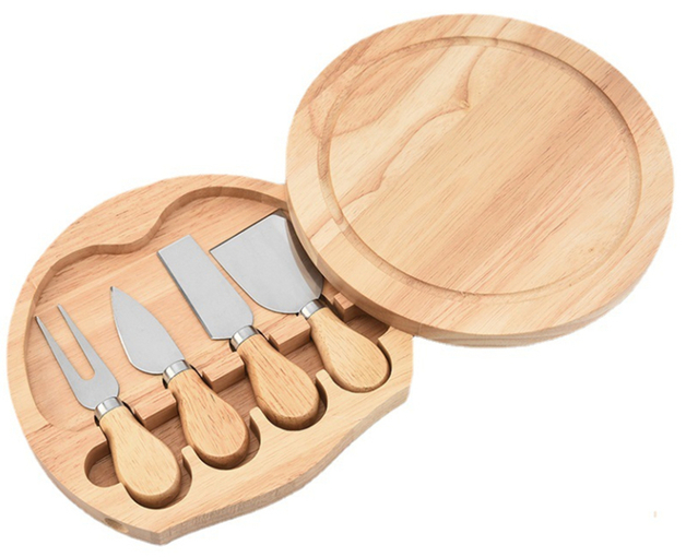 5 Piece Cheese Knife & Board Set at Mighty Ape NZ
