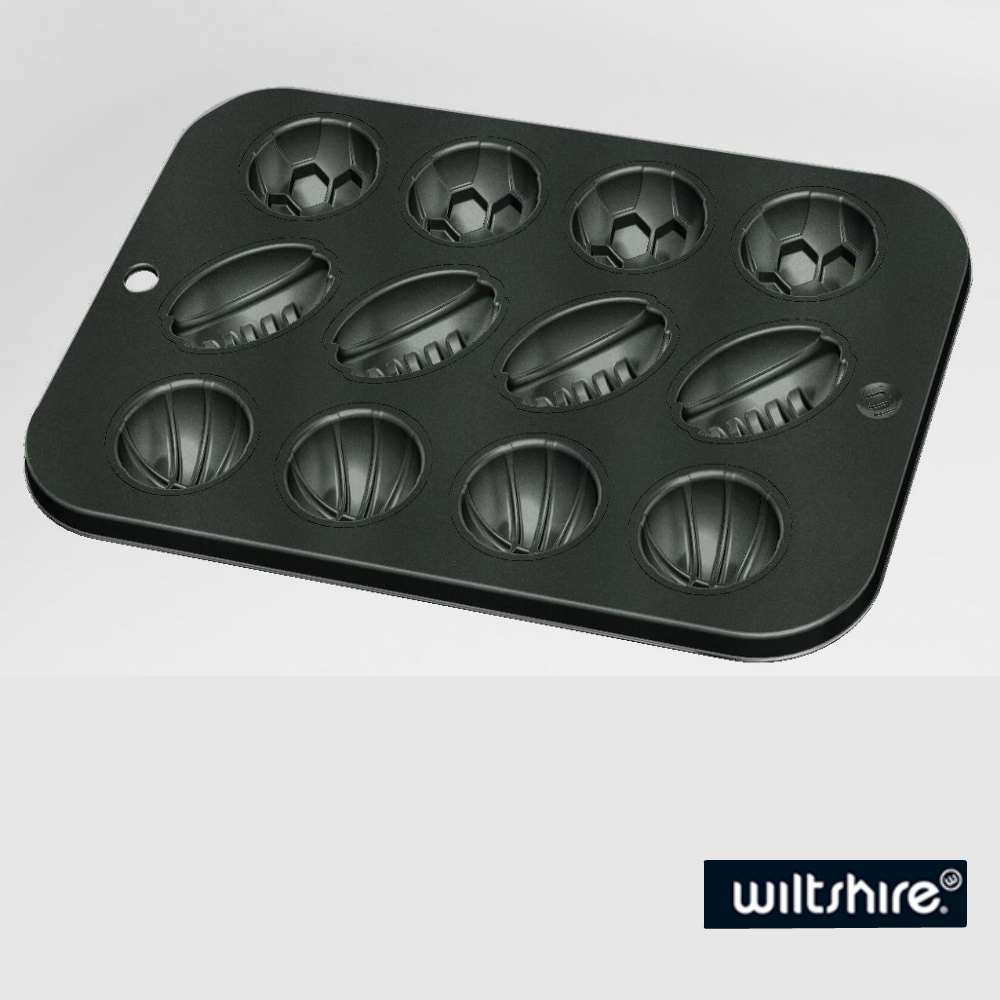 Bake a Mini Sports Ball Cake Pan (Set of 2) at Mighty Ape NZ