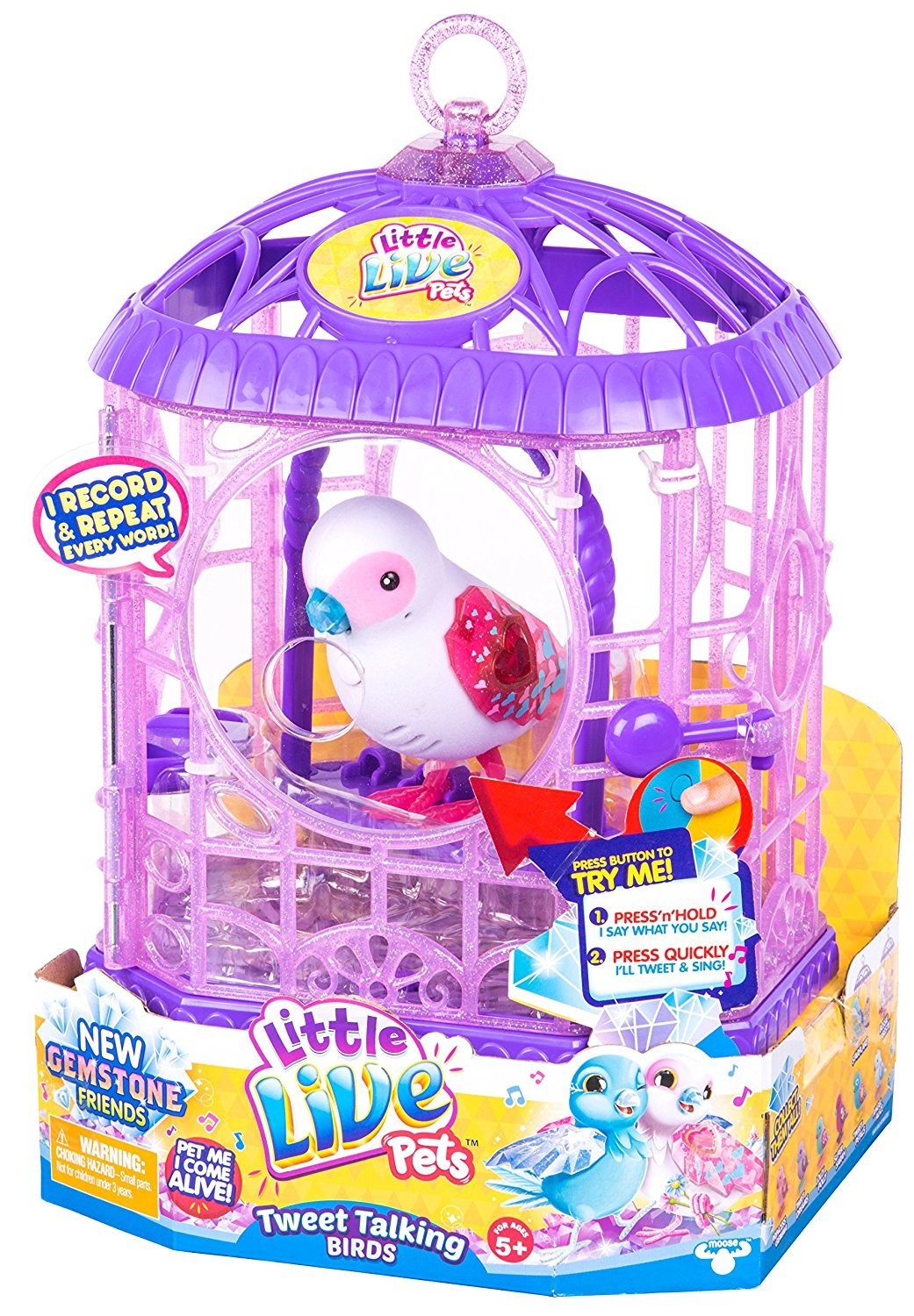 Buy Little Live Pets Lil Bird with Cage at Mighty Ape NZ Buy Little Live Pets Lil Bird with Cage at Mighty Ape NZ