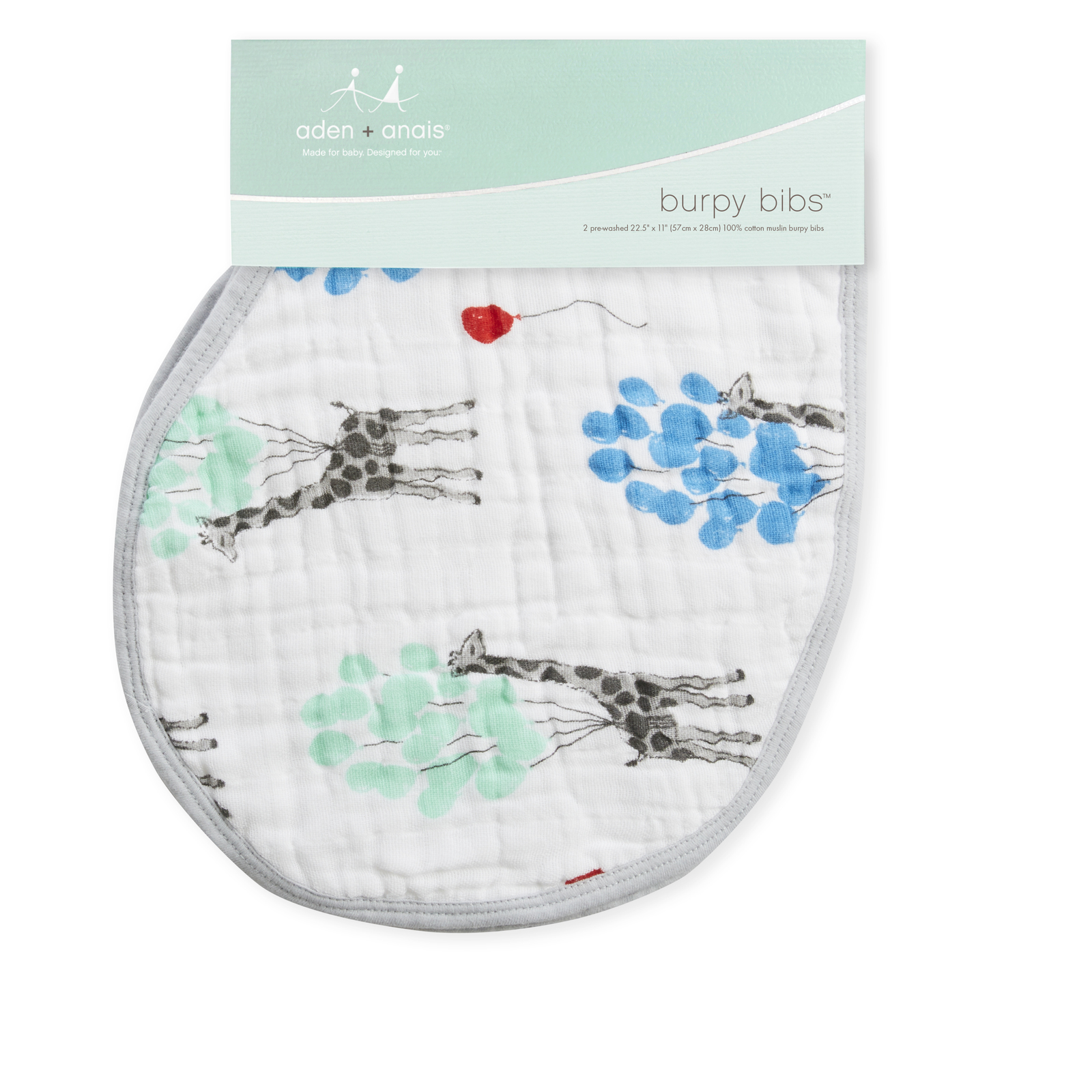 Aden+ Anais: Classic Burpy Bib - Dream Ride (2 Pack) image