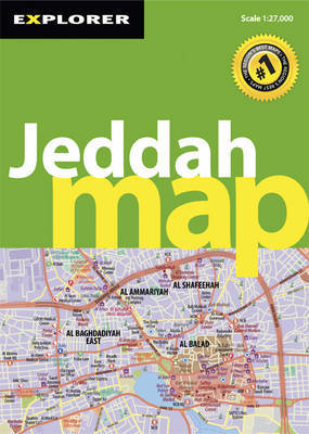 Jeddah Map on Paperback by Explorer Publishing and Distribution