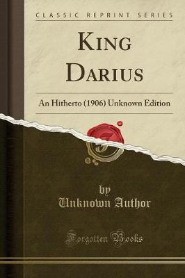King Darius by Unknown Author image