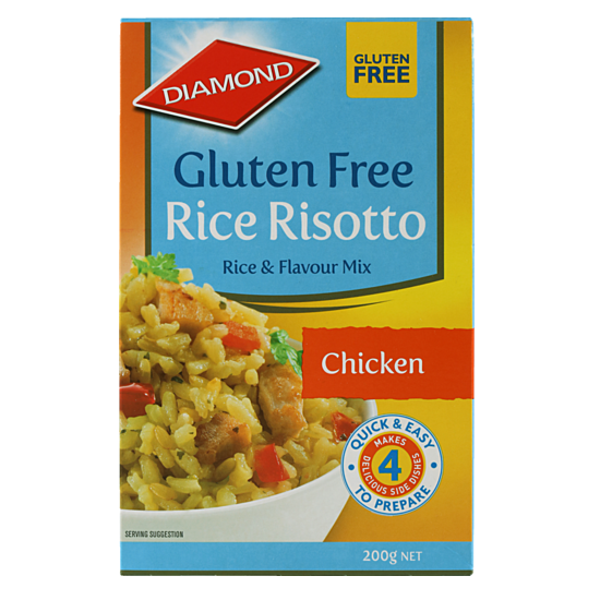 Diamond Rice Risotto Gluten Free Chicken 200g (14 Pack) at Mighty Ape NZ
