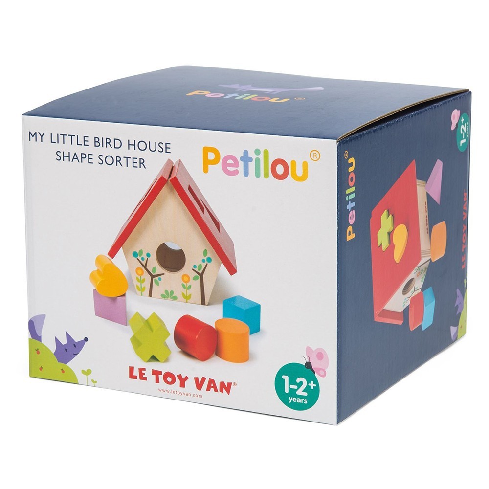 Le Toy Van: Petilou - My Little Bird House Shape Sorter image