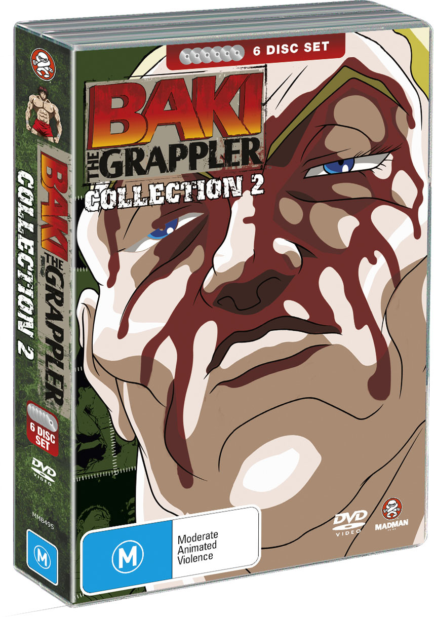Baki The Grappler - Collection 2 (6 Disc Fatpack) on DVD image