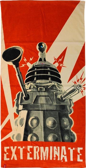 Doctor Who Dalek Exterminate Beach Towel image