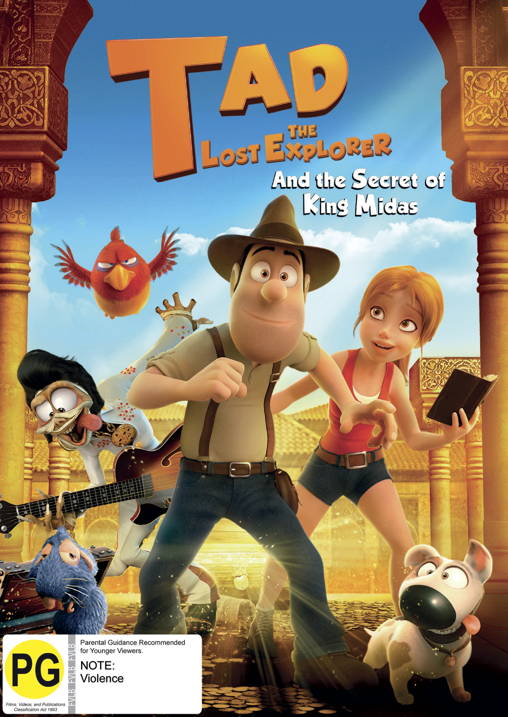 Tad The Lost Explorer & The Secret Of King Midas on DVD image