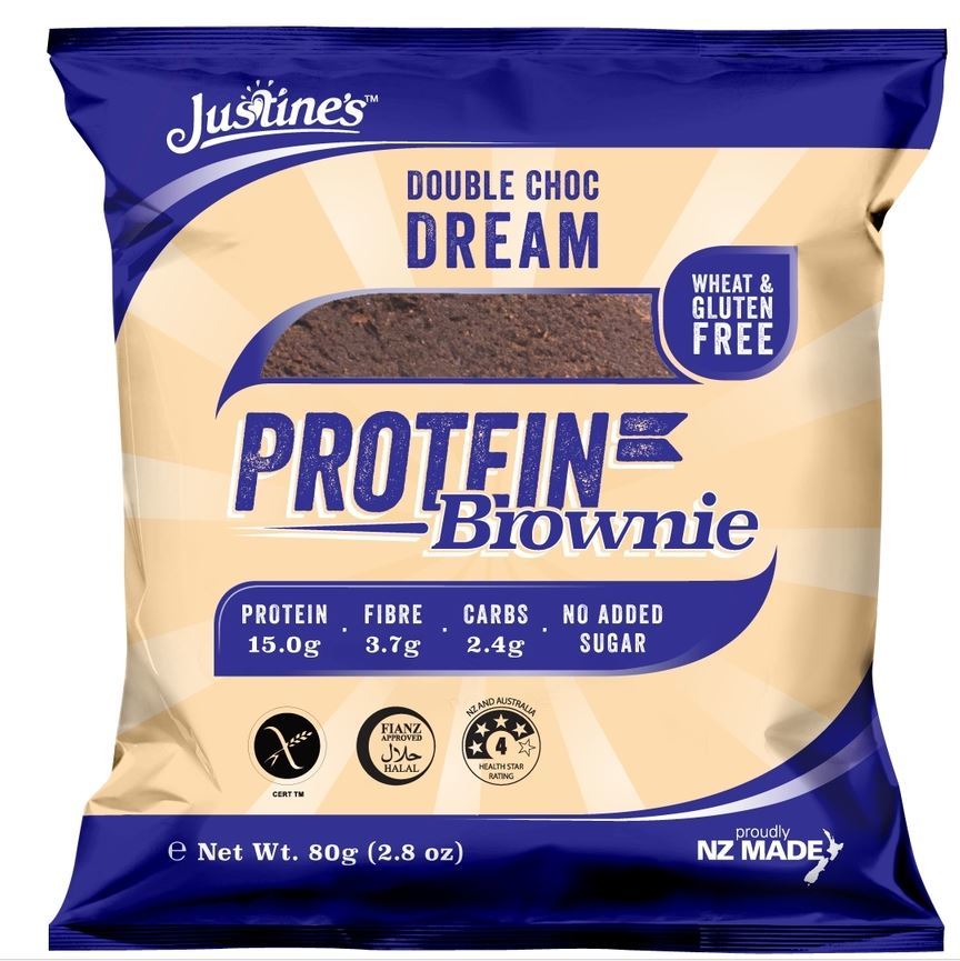 Justine's Protein Brownies - Double Choc Dream (Single) image