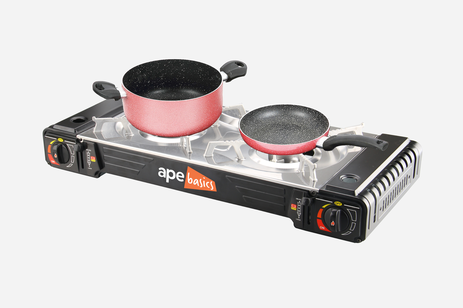 Buy Ape Basics Twin Burner Butane Camping Stove at Mighty Ape NZ