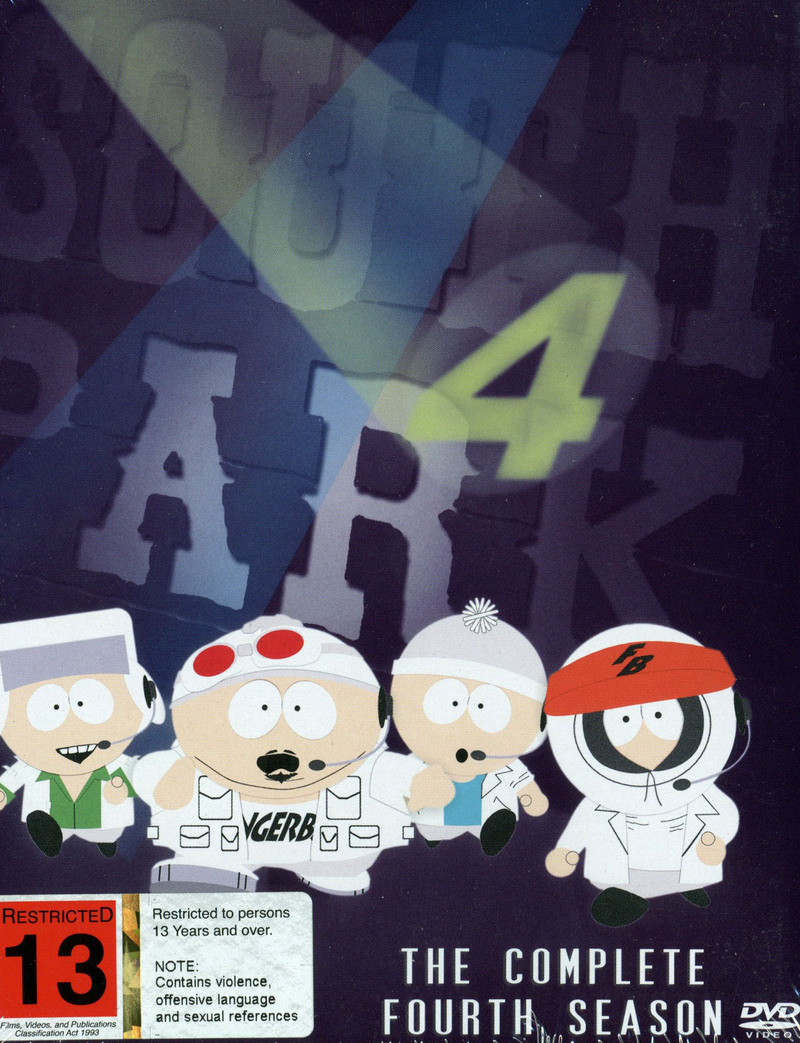 South Park - The Complete 4th Season (3 Disc Box Set) on DVD image
