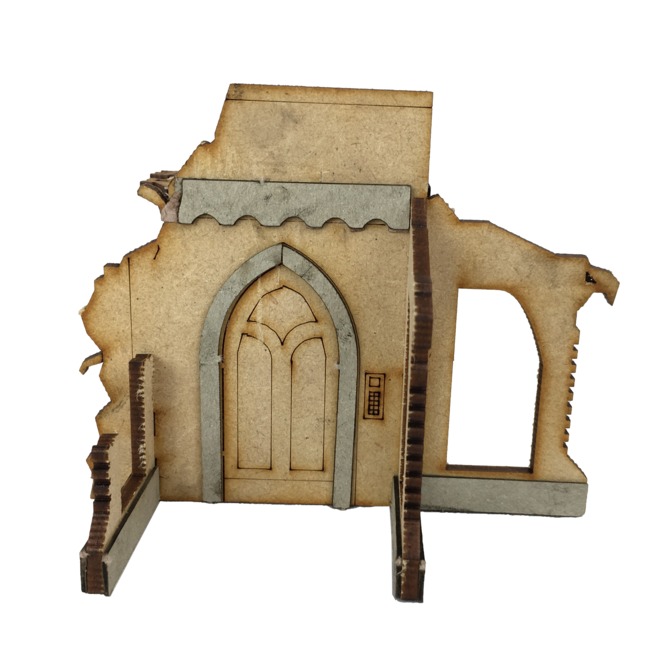 TTCombat: Tabletop Scenics - Gothic Corner Ruins C image