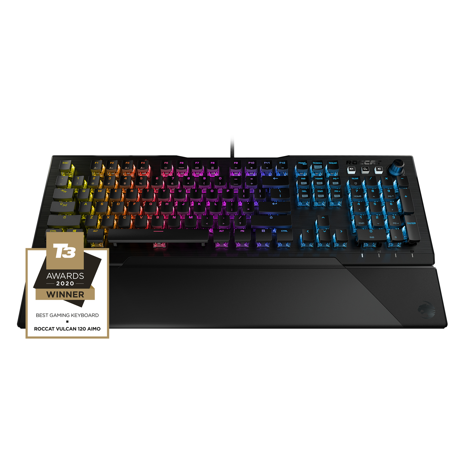 ROCCAT Vulcan 121 AIMO RGB Mechanical Gaming Keyboard - Black on PC