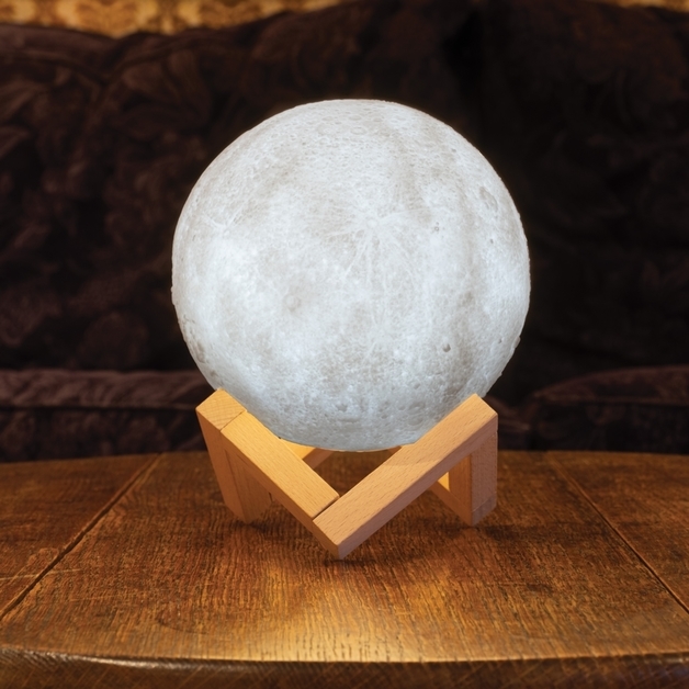 Lunar Light: Moonbeam 3D LED Night Light