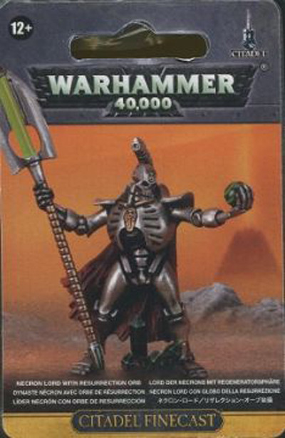 Warhammer 40,000 Necron Lord with Resurrection Orb image