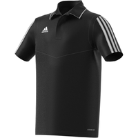 Adidas: Tiro 19 Cotton Polo Youth - Black/White (13-14)