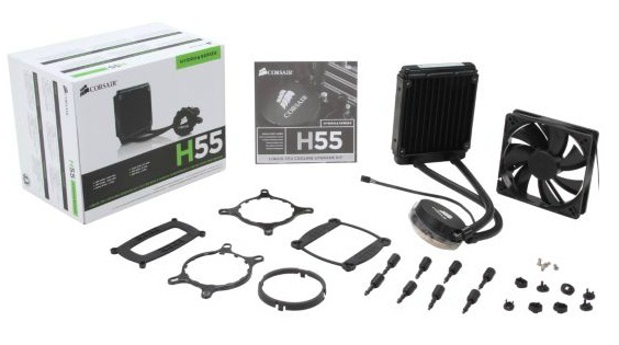 Corsair Cooling Hydro Series H55 Liquid CPU Cooler image