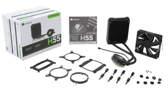 120mm Corsair Cooling Hydro Series H55 AIO CPU Cooler