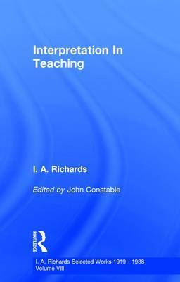 Interpretation In Teaching V 8 by John Constable image