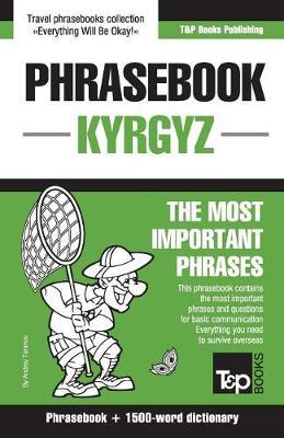 English-Kyrgyz Phrasebook and 1500-Word Dictionary by Andrey Taranov image