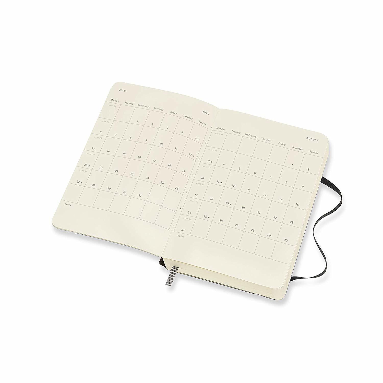 Buy Moleskine 2020 Diary Pocket Soft Cover 12 Month Daily Black at