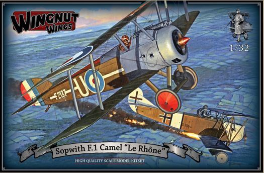 Wingnut Wings 1/32 Sopwith F.1 Camel "Le Rhone" Model Kit image